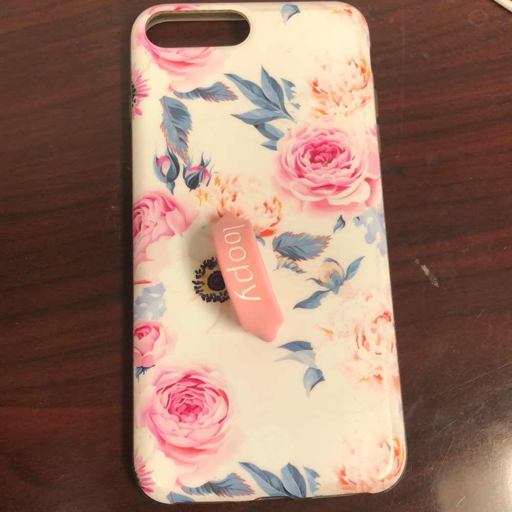 iPhone 8 Plus loopy case blossom floral pink